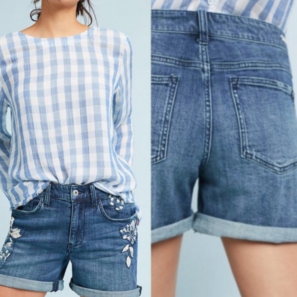 Anthropologie Pilcro Slim Boyfriend Short
